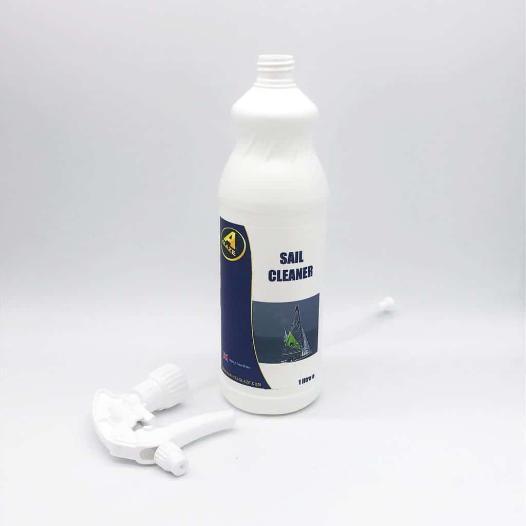 The all-new Sail Cleaner is a professionally formulated cleaner for the quick and effective cleaning of boat and yacht sails. It removes general dirt, grime, grease, traffic/pollution film and mould from sail material. It is safe on sail stitching and other materials and is harmless to marine life.